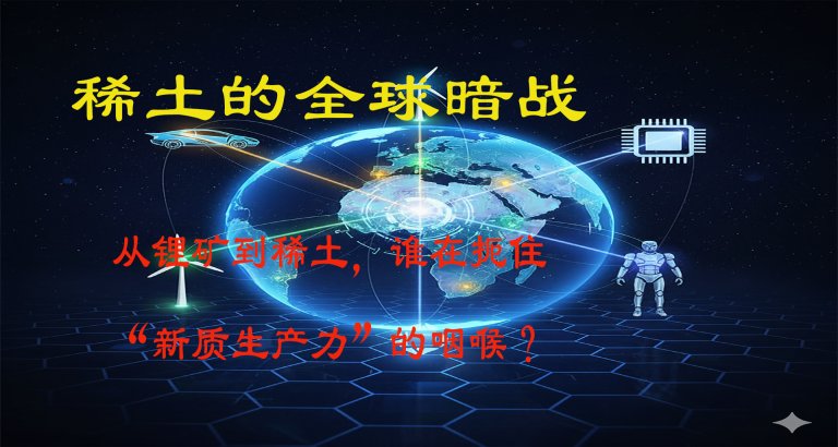 稀土的全球暗战：从锂矿到稀土，谁在扼住“新质生产力”的咽喉？