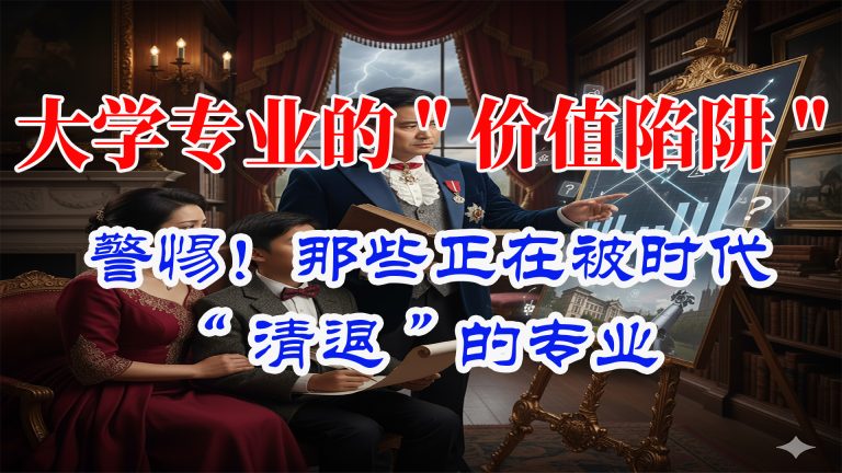 大学专业的“价值陷阱”： 警惕！那些正在被时代“清退”的专业