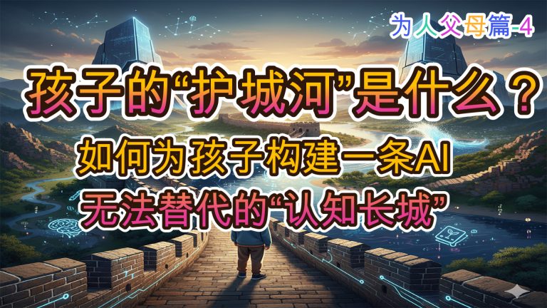 孩子的“护城河”是什么？如何为孩子构建一条AI无法替代的“认知长城”