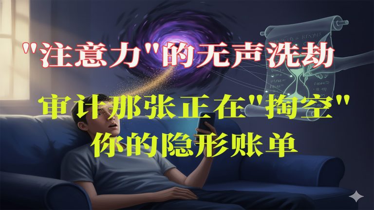“注意力”的无声洗劫：审计那张正在“掏空”你的隐形账单