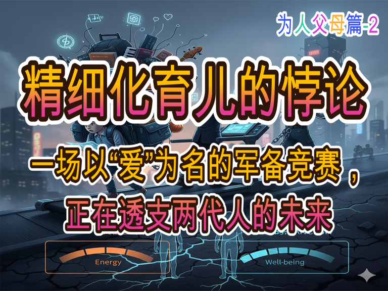 “精细化育儿”的悖论：一场以“爱”为名的军备竞赛，正在透支两代人的未来